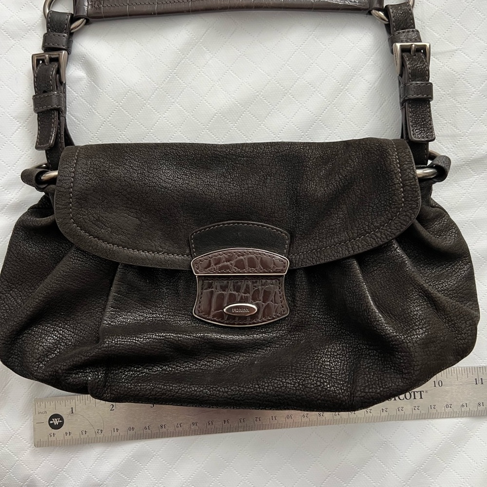 Prada Pushlock Shoulder Bag